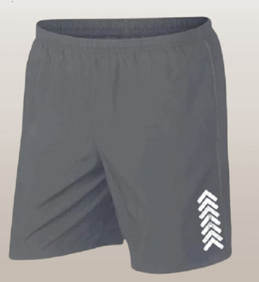 skyrow Printed Men Grey Regular Shorts