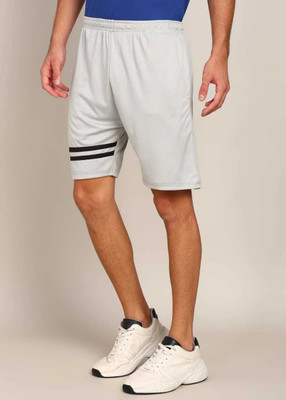 ONLY FASHION Solid Men White Regular Shorts