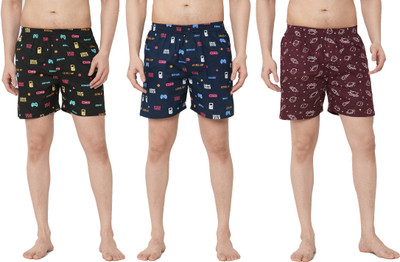 Anlon Printed Men Multicolor Boxer Shorts
