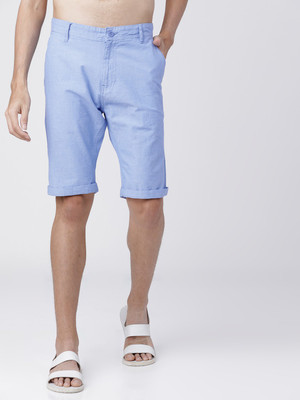 HIGHLANDER Solid Men Light Blue Regular Shorts