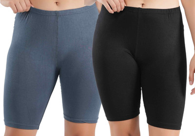 Shapyfit Solid Women Multicolor Cycling Shorts