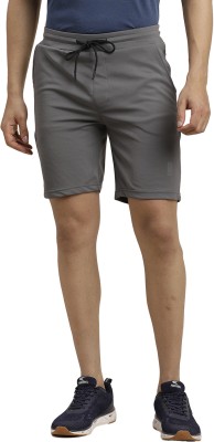 TURTLE Solid Men Grey Casual Shorts