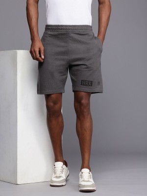 HRX by Hrithik Roshan Solid Men Grey Regular Shorts