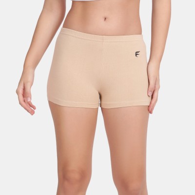 Envie Solid Women Beige Basic Shorts