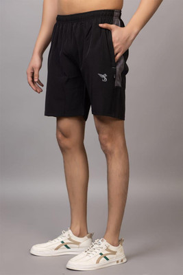Parth Creation Printed Men Black Chino Shorts