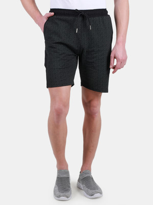 DUKE Printed Men Black Regular Shorts
