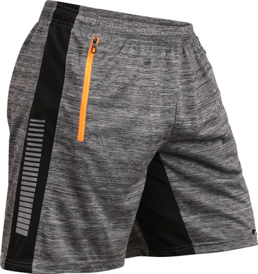 never lose Solid Men Black Regular Shorts