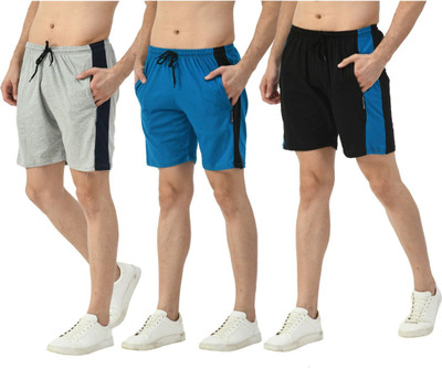 Indestar Color Block Men Multicolor Bermuda Shorts