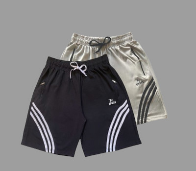 Ticoss Striped Men Multicolor Basic Shorts