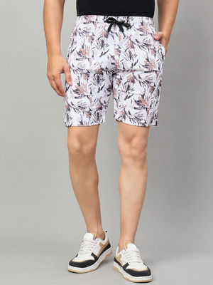 DUKE Printed Men White Regular Shorts