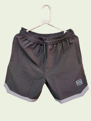 FitInOutFit Solid Men Grey Running Shorts