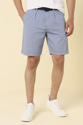Allen Solly Solid Men Light Blue Regular Shorts