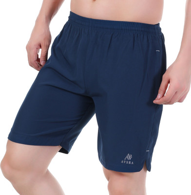 AVSRA Solid Men Black Compression Shorts, Regular Shorts, Cycling Shorts, Beach Shorts