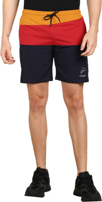 Slagen Color Block Men Multicolor Sports Shorts