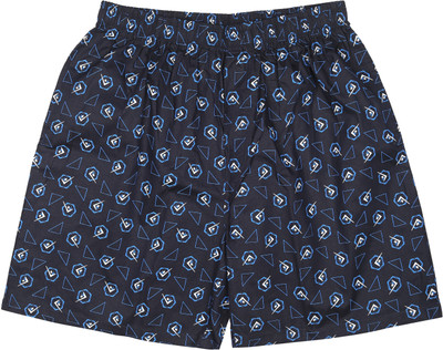BIS Creations Polka Print Men Dark Blue Regular Shorts