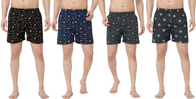 Anlon Printed Men Multicolor Boxer Shorts