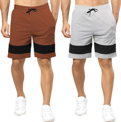 TRIPR Color Block Men Multicolor Regular Shorts