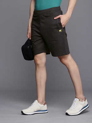 HRX by Hrithik Roshan Self Design Men Grey Casual Shorts
