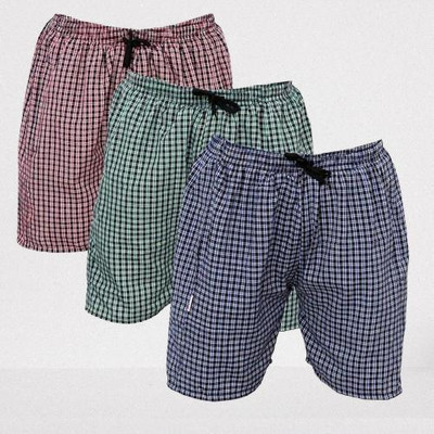 Shri Shyam Enterprises Striped Men Multicolor Boxer Shorts, Bermuda Shorts