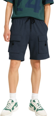 METRONAUT Men's Cargo Shorts with Multiple Pockets – Casual, Sports & Travel Solid Men Grey Cargo Shorts
