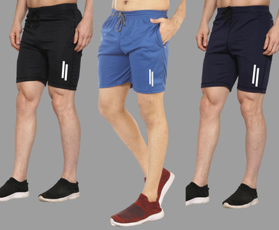 FARSH Solid Men Multicolor Regular Shorts