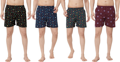 Anlon Printed Men Multicolor Boxer Shorts