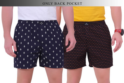 String Printed Men Multicolor Boxer Shorts