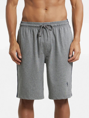 JOCKEY Solid Men Grey Regular Shorts