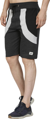 GYRFALCON Self Design Men Multicolor Basic Shorts