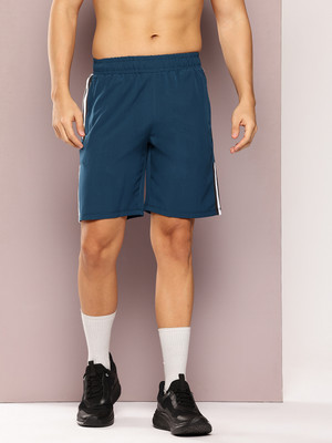 Turnfit Self Design Men Blue Running Shorts