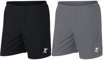 T90 Solid Men Reversible Multicolor Regular Shorts
