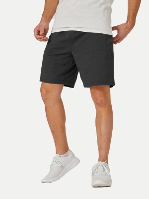 radprix Solid Men Black Basic Shorts