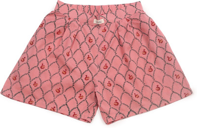 CLLING Floral Print Women Pink Boxer Shorts