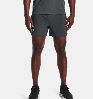 UNDER ARMOUR Solid Men Grey Running Shorts