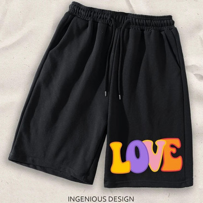 Culish Trend Printed Men Black Regular Shorts