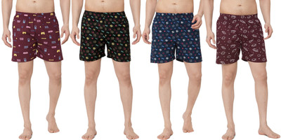 Anlon Printed Men Multicolor Boxer Shorts