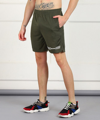 BEPRO Printed Men Green Sports Shorts