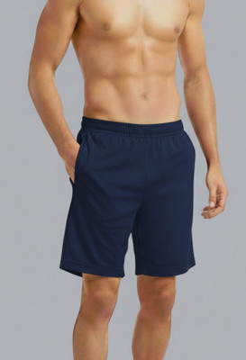 VS Tex Solid Men Dark Blue Sports Shorts