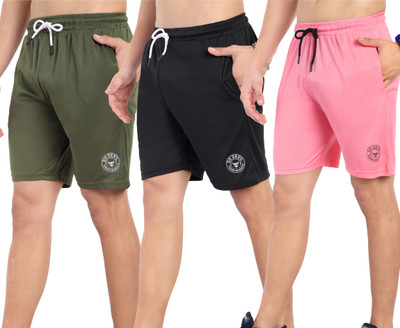 Go Devil Solid Men Multicolor Cargo Shorts