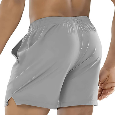 PRABAHA Solid Men Grey Regular Shorts