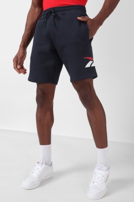 REEBOK Printed Men Dark Blue Sports Shorts