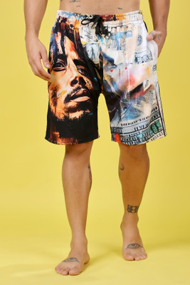 Flirty Soul Printed Men Multicolor Regular Shorts