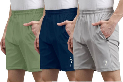 MGC MAANU Solid Men Multicolor Beach Shorts
