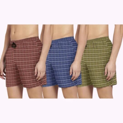 pajamakart Printed Men Red, Blue, Yellow Regular Shorts