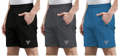 DONBALLER Solid Men Multicolor Casual Shorts