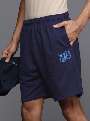 HRX by Hrithik Roshan Solid Men Blue Regular Shorts