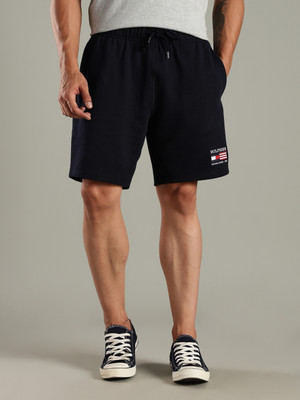 TOMMY HILFIGER Printed Men Blue Basic Shorts