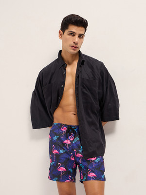 THE BEAR HOUSE Printed Men Multicolor Swim Shorts