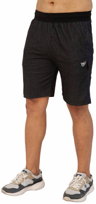 Tf Tex-fro Solid Men Reversible Black Casual Shorts