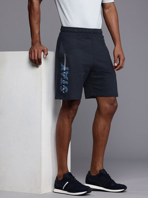 HRX by Hrithik Roshan Printed Men Blue Regular Shorts